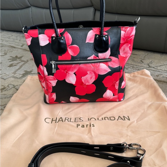 Charles Jourdan leather bag - Picture 2 of 8